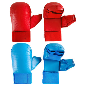 PU Leather Karate Boxing Gloves Non Slip