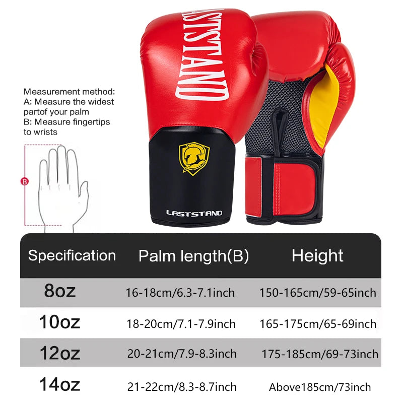 8/10/12/14oz Boxing gloves breathable